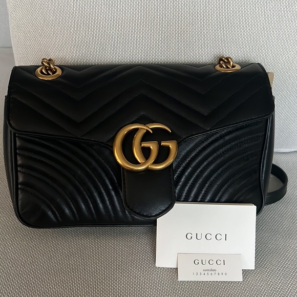 ‼️SOLD‼️GG Marmont small matelassé shoulder bag. - Picture 10 of 14